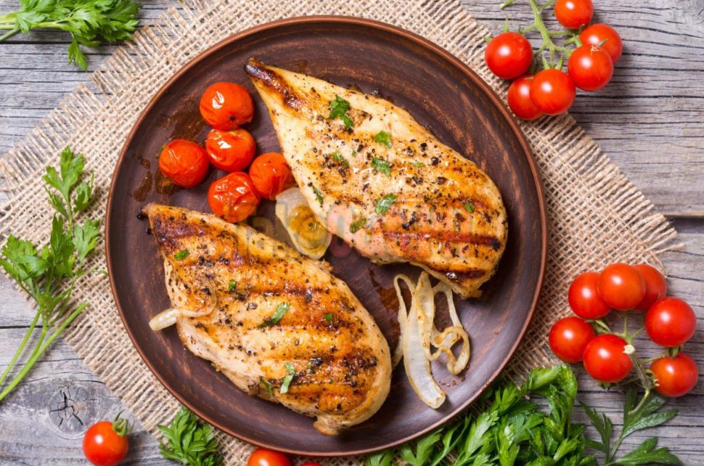 healthy takeout meal options - grilled chicken