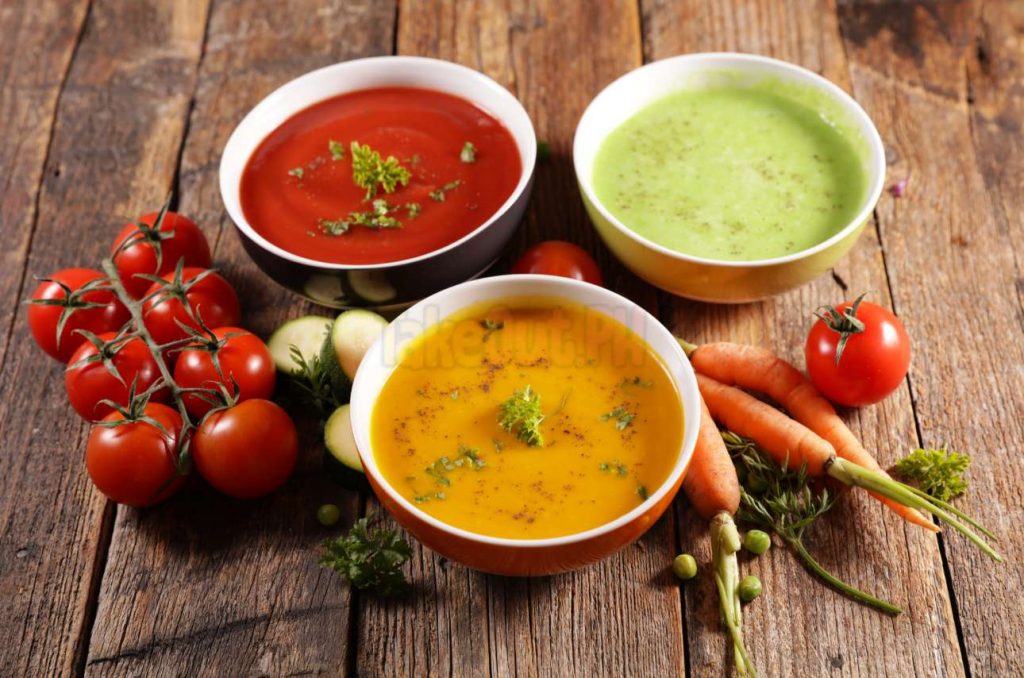 healthy takeout meal options - soup